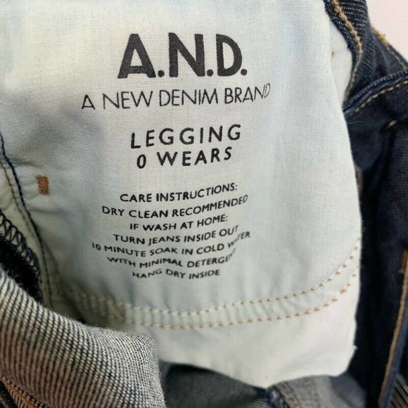 A.N.D Womens Legging Jeans Blue Denim 27 - Picture 8 of 9
